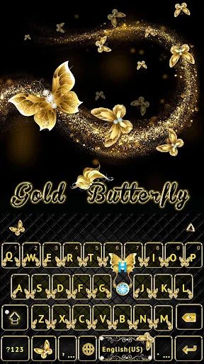 Goldbutterfly Keyboard Theme screenshot 1