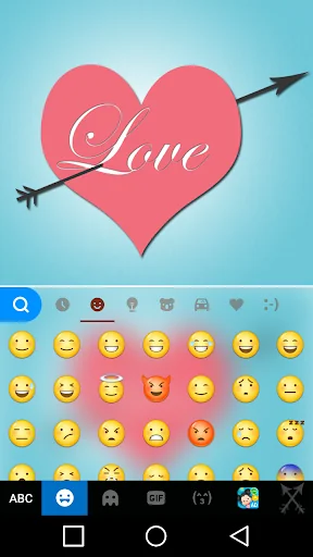 Pink Love Keyboard Theme screenshot 2