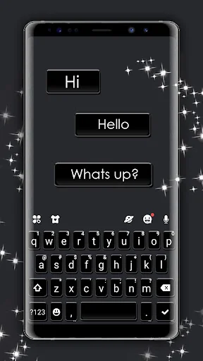 All Black SMS Theme
