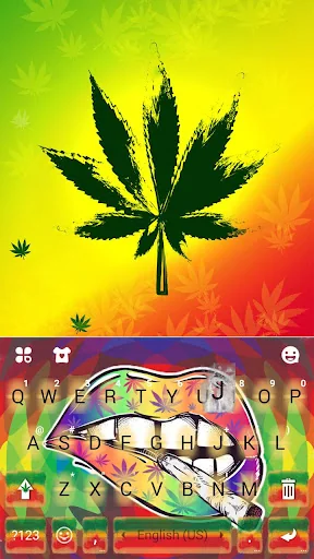 Amazing Leafy Weed Theme
