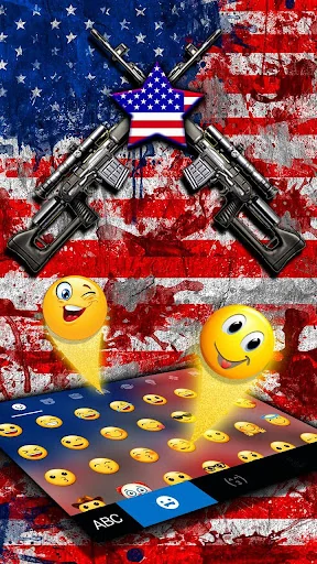 American Guns Keyboard Theme screenshot 3