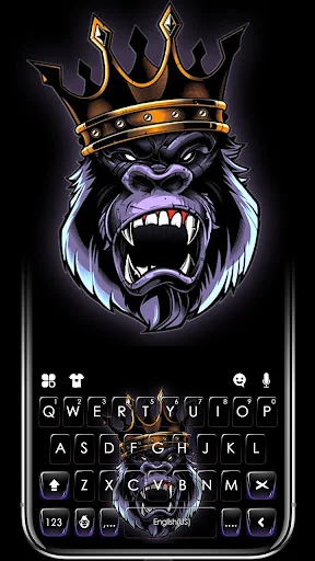 Angry Ape King Keyboard Theme
