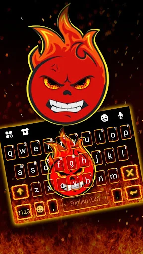 Angry Emoji Keyboard Theme