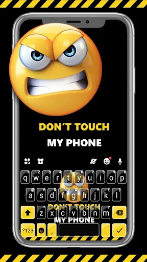 Angry Face 3D Emoji Theme