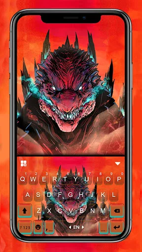 Angry Monster Keyboard Backgro