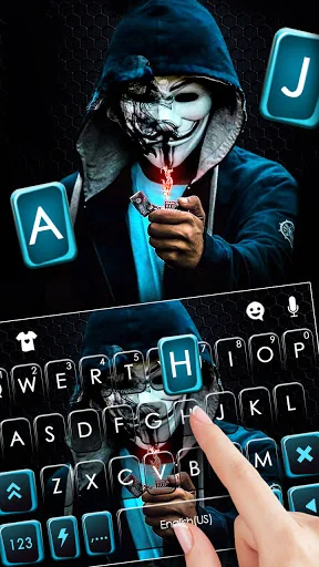 Anonymous Lighter Keyboard Bac screenshot 2