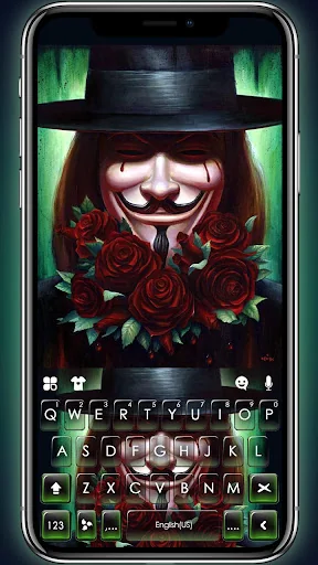Anonymous Man Smile Keyboard T