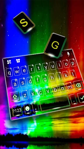 Aurora Nothern Lights Keyboard