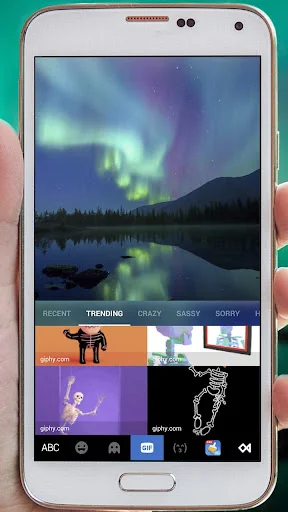 Aurore AI Keyboard Theme screenshot 4