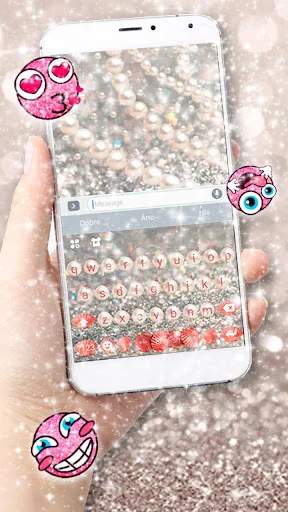 Beautiful Pearl Keyboard Theme