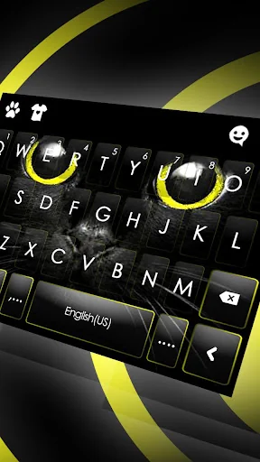 Black Cat Keyboard Theme screenshot 1