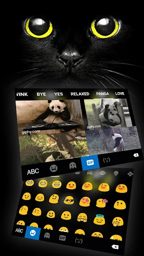 Black Cat Keyboard Theme screenshot 4