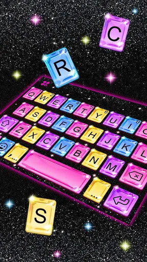 Black Crystal Color Keyboard B