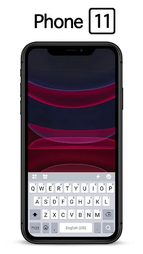 Black Phone 11 Keyboard Theme
