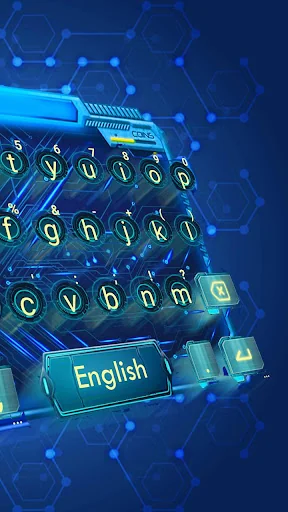 Blue Tech 3D Theme screenshot 2