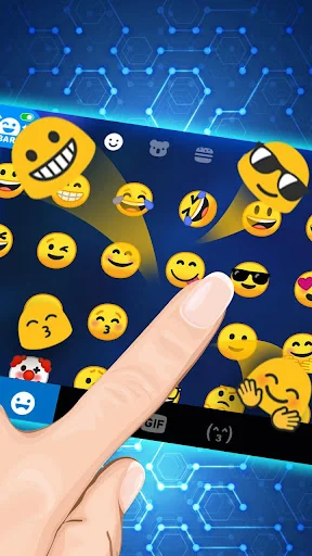 Blue Tech 3D Theme screenshot 3