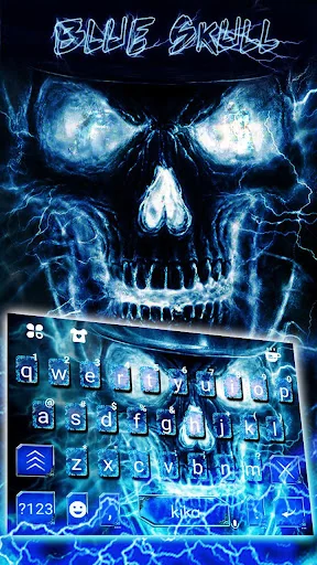Blueskull Keyboard Theme screenshot 1