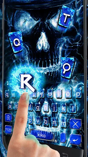 Blueskull Keyboard Theme screenshot 2