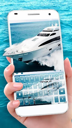 Boat Sea Holiday Keyboard Them