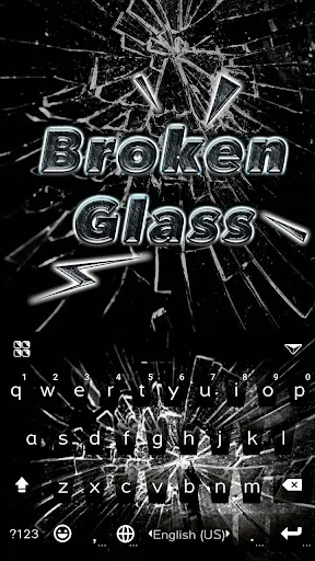 Brokenglass Keyboard Theme screenshot 2