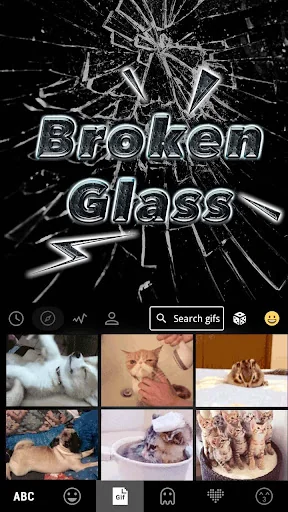 Brokenglass Keyboard Theme screenshot 4