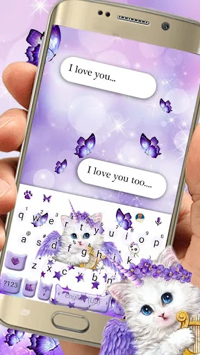 Butterfly Unicorn Cat Keyboard