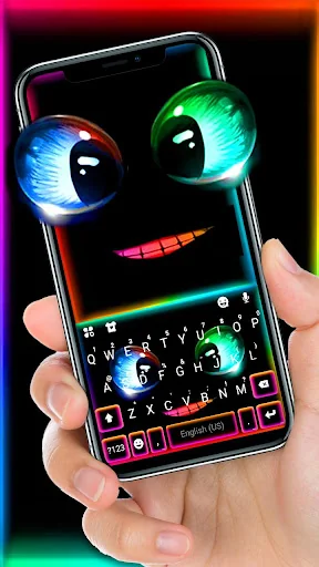 Cartoon Smile Keyboard Theme