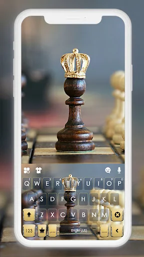 Chess Queen Keyboard Backgroun