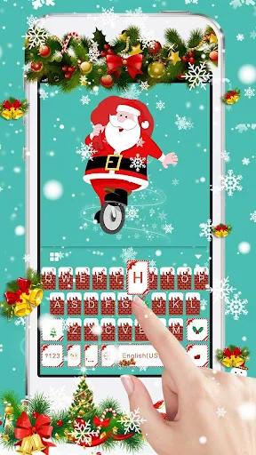 Chimney On Christmas Keyboard 