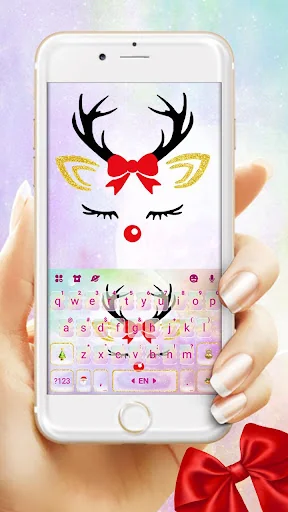 Christmas Reindeer Keyboard Th
