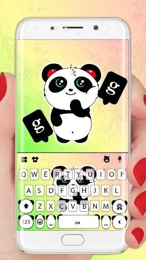 Chubby Lovely Panda Keyboard T
