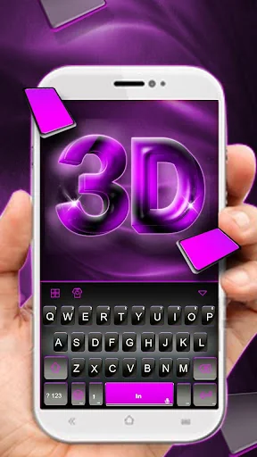 3D Purple Theme