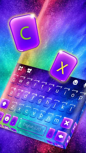 Color Explosion Keyboard Theme