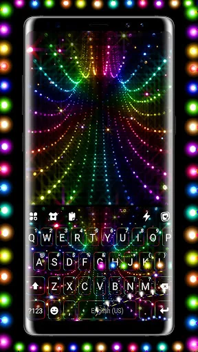 Color Fairy Lights Keyboard Ba