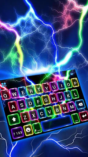 Color Flash Lightning Keyboard screenshot 1