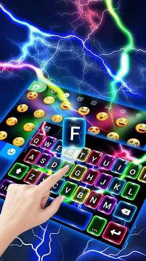 Color Flash Lightning Keyboard screenshot 2