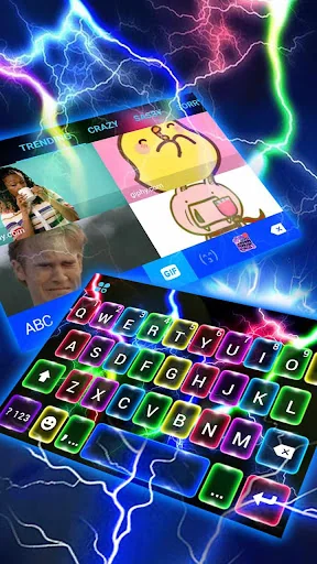 Color Flash Lightning Keyboard screenshot 4