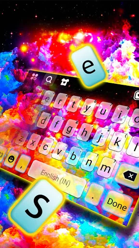 Color Splash Keyboard Backgrou screenshot 2
