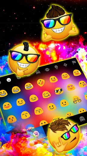 Color Splash Keyboard Backgrou screenshot 3