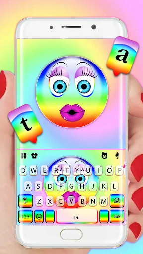 Colorful Emoji Keyboard Theme