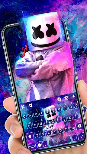 Cool DJ Smoky Keyboard Theme