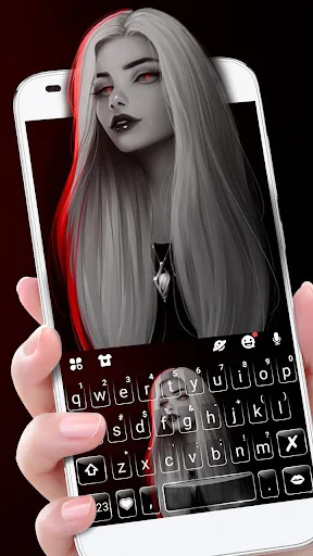 Cool Girl Style Keyboard Theme screenshot 1