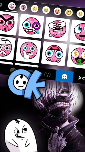 Cool Mask Boy Keyboard Backgro screenshot 3