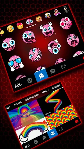 Cool Red Sharingan Keyboard Th screenshot 4
