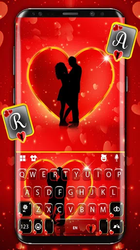 Couple Dating Keyboard Theme screenshot 1