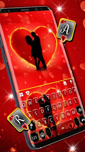 Couple Dating Keyboard Theme screenshot 2