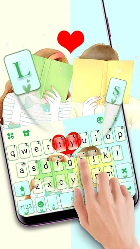 Couple Love Story Keyboard The