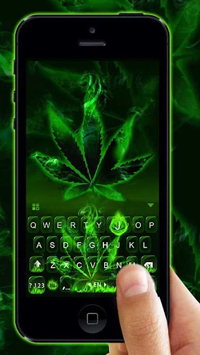 Rasta Weed Keyboard Theme screenshot 2
