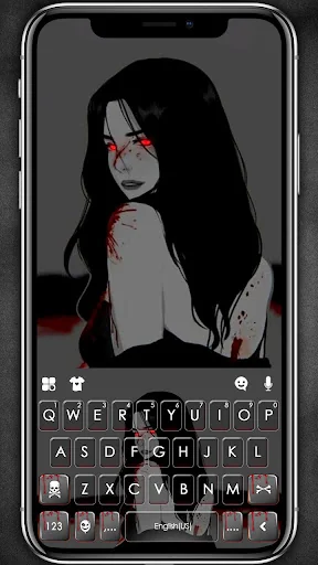 Creepy Bloody Woman Keyboard T