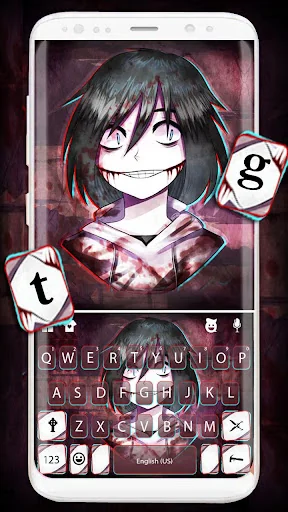 Creepy Boy Jeff Keyboard Theme